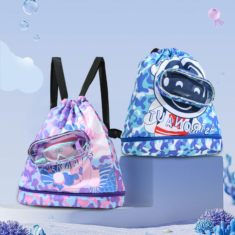 Kids Swimming Bag Astronaut Mermaid Giftoo