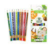 Animal-Themed Color Pencil Set of 12