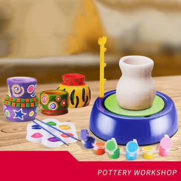 DIY Kids Pottery Set – Electric Clay Machine Fun!