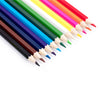 12-Colored Pencil Barrel with Built-In Sharpener