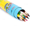 12-Colored Pencil Barrel with Built-In Sharpener