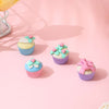 Dessert Cup Cake Eraser Set of 4