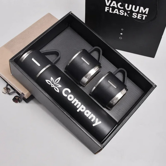 Stainless Steel Vacuum Flask Gift Set