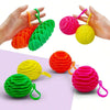 Stretchy Worm Stress Relief Fidget Toy Keychain