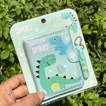 Dino Theme Diary With Pen Set