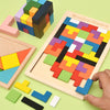 Wood Intelligence Jigsaw Puzzle – Tetris Board Fun!