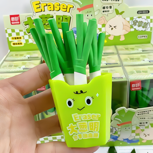 Cute Spring Onion | Scallion Eraser