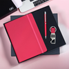 Personalized Executive Trio: Notebook, Pen, and Keychain Set