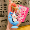 Cartoon Spring Rocker Shake Hug Keychain