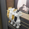 Hanging Feline Friends: Realistic Cat Figures