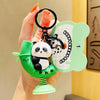 Cartoon Spring Rocker Shake Hug Keychain