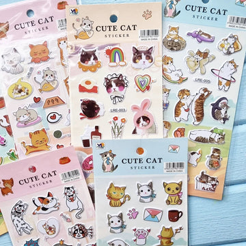 Meow Moments Cat Stickers