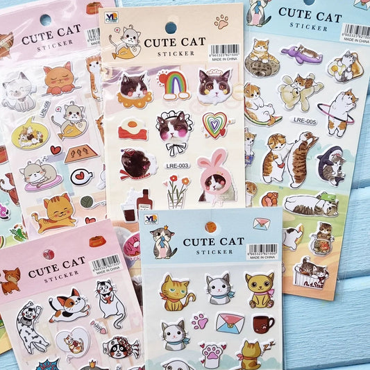 Meow Moments Cat Stickers