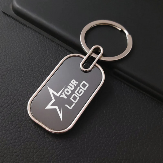 Personalized Metal Keychains - Round