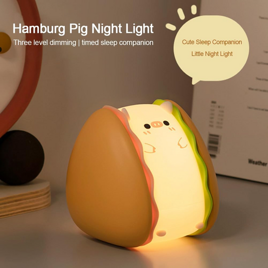 🌟 Hamburg Silicone LED Night Light Lamp