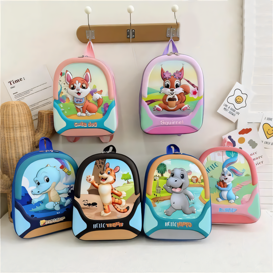 Animal Themed 3D Shell Backpack