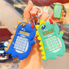 Multi-functional Dinosaur Calculator Keychain