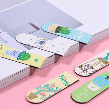 Cartoon Magnetic Bookmarks Pack of 6