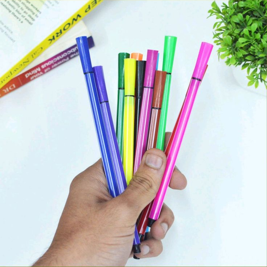 Lucky Case Sketch Pens Set of 12 Colors