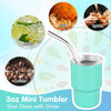 Mini Stainless Steel Sipper with Straw 50-80ml