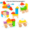 Wooden Building Blocks for Kids – Educational Toy Set