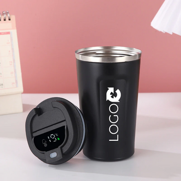 LED Display Vacuum Coffee Mug