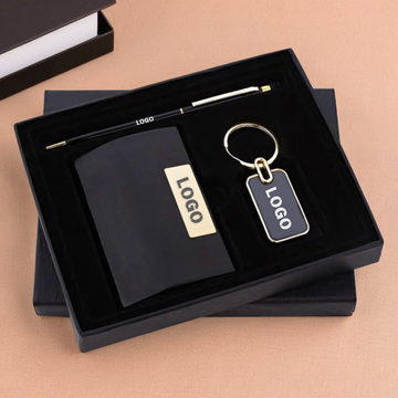 Essential Trio: Pen, Card Holder & Keychain