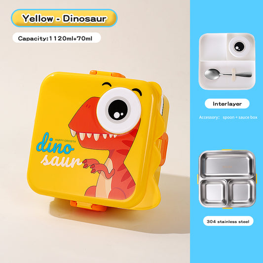 Carnival Stainless Steel Lunch Box - Super Dinosaur