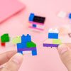 Mini Building Block Erasers