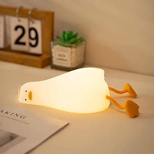 Cute Silicone Duck Night Lamp