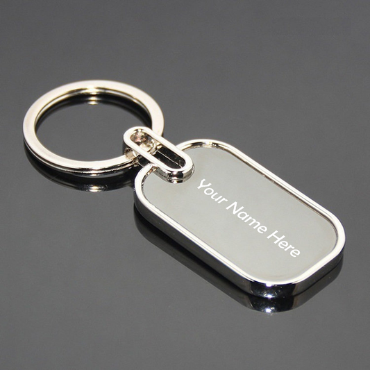 Personalized Metal Keychains - Round