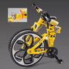 Miniature Diecast Alloy Folding Mountain Bicycle Model Toy