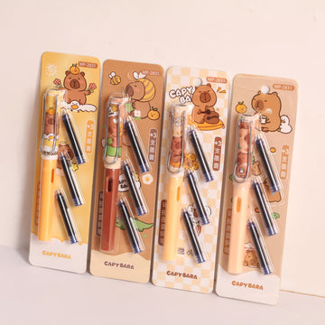 Adorable Capybara Fountain Pen Set