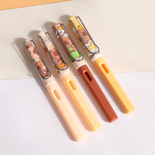 Adorable Capybara Fountain Pen Set