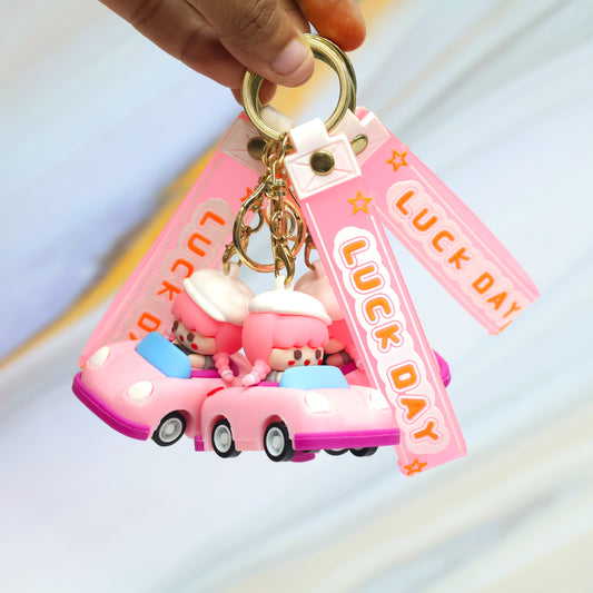 Pretty Girl Car Keychain