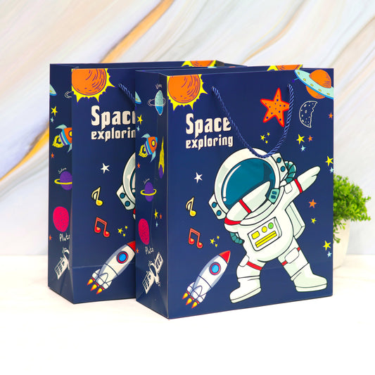 Premium Space Exploring Theme Bag - Perfect for Presenting Gifts