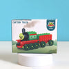 Cartoon Train DIY Building Block Toy