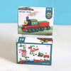 Cartoon Train DIY Building Block Toy