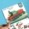 Cartoon Train DIY Building Block Toy