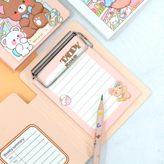 Teddy Bear Mini Memo Pad Diary