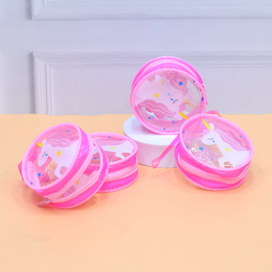 Unicorn Transparent Coin Pouch