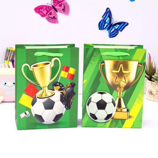 Perfect Goal: Football Theme Paper Gift Bag ⚽🏆