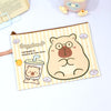 A4 Capybara Zipper File Folder Bag