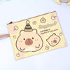 A4 Capybara Zipper File Folder Bag