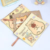 A4 Capybara Zipper File Folder Bag