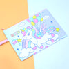 A4 Unicorn Zipper File Folder Bag