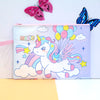 A4 Unicorn Zipper File Folder Bag