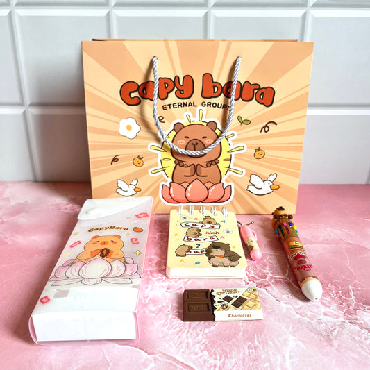 Capybara Cuteness Gift Hamper