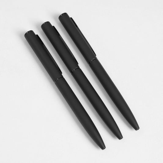 Personalized Sleek Matte Black Ball Pen