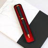 Personalized Matte Black Ball Pen with Gold Accents